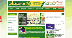 Desktop Screenshot of abdimadrasah.com