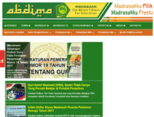 Tablet Screenshot of abdimadrasah.com